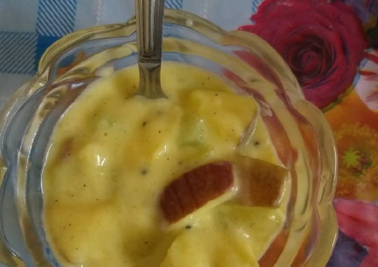 Step-by-Step Guide to Make Homemade Custard fruit salad