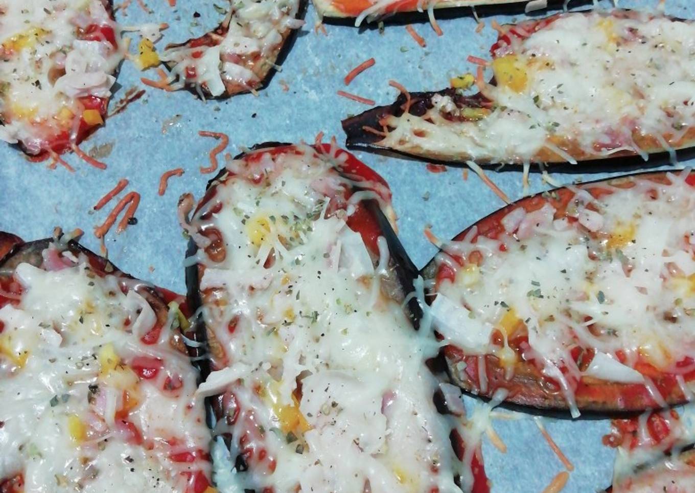 Pizza de berenjena