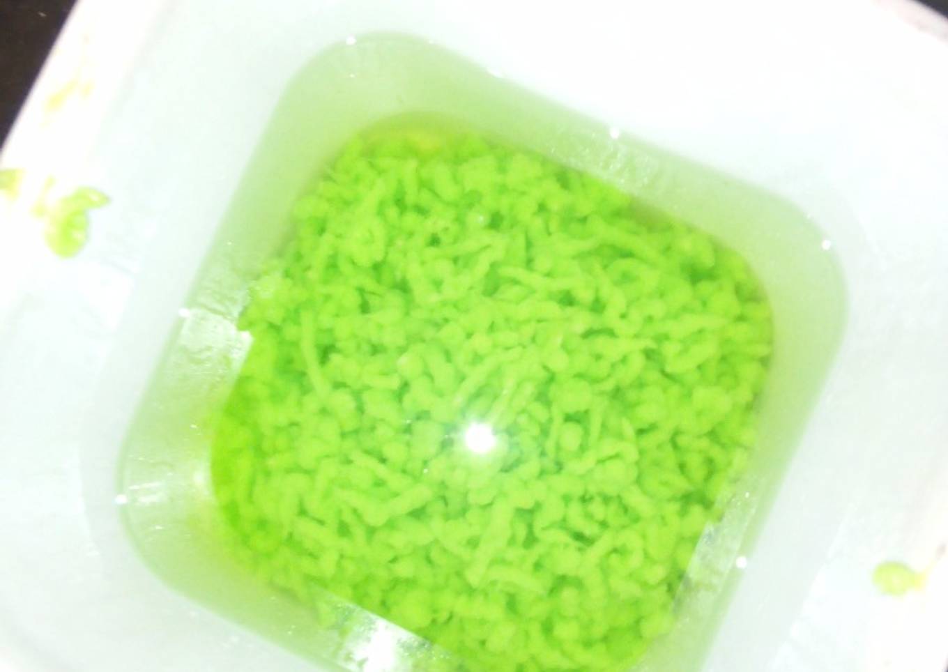 Biji cendol tepung terigu