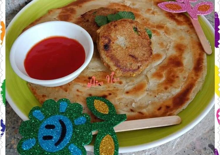 Recipe of Any-night-of-the-week Lachhay Parathay With Shami kabab