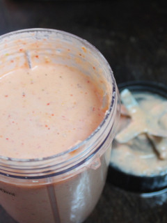 Una foto de Gazpacho picante de fresas