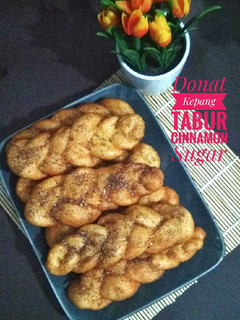 Foto resep Donat Kepang /Korean Twisted Doughnut (kkwabaegi)