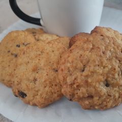 A picture of Choc chip cookies.