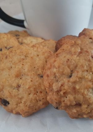 A picture of Choc chip cookies.