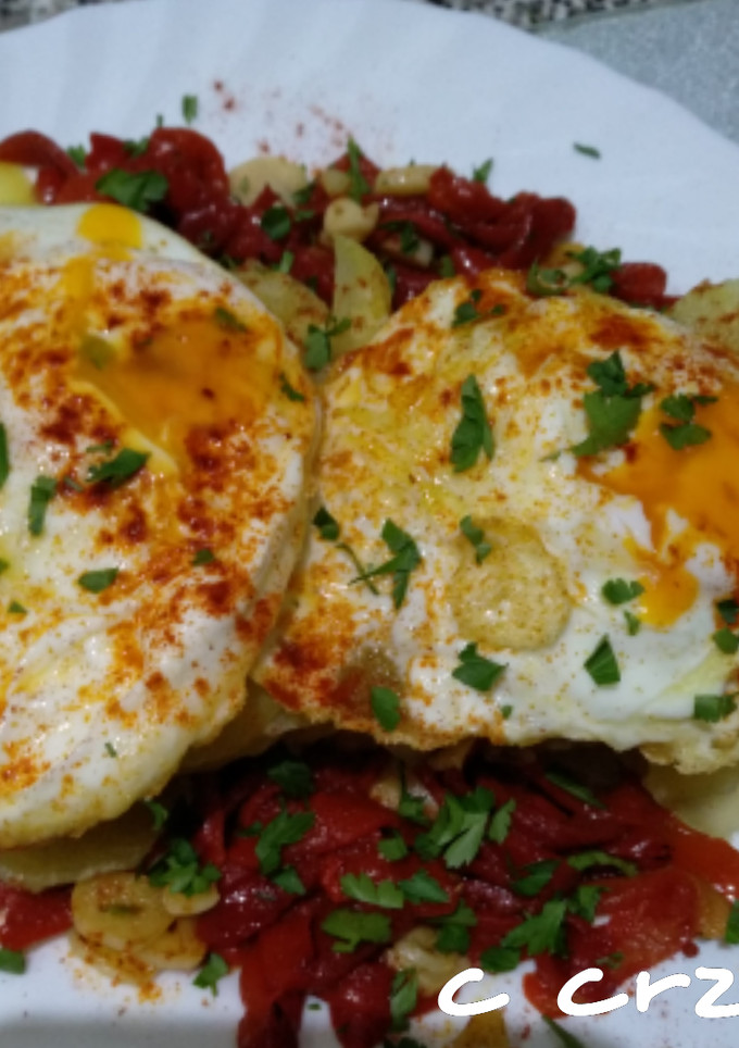 Una foto de Huevos rotos light