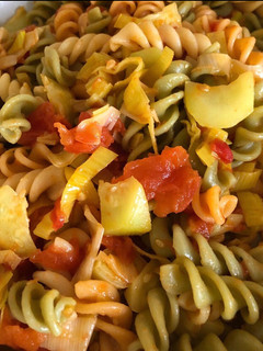 Una foto de Pasta con verduras