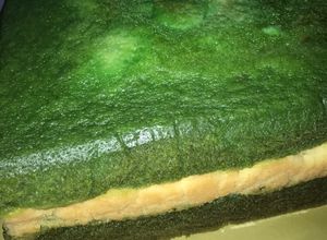Gambar Kek Lumut Cheese...Edisi Mudah