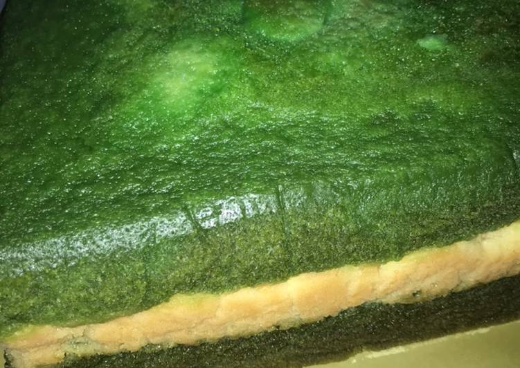 Kek Lumut Cheese…Edisi Mudah, Resepi Percuma 2021