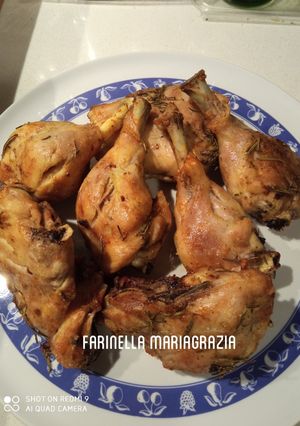 A picture of Chicken Thighs in Air Fryer 👩‍🍳❤️.