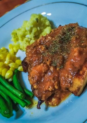 Foto resep Steak Ayam Mash Potato