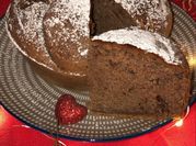 Una foto di torta banana cioccolato