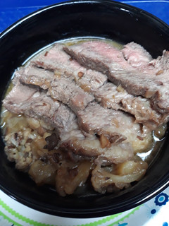 A picture of Beef and Cauliflower.