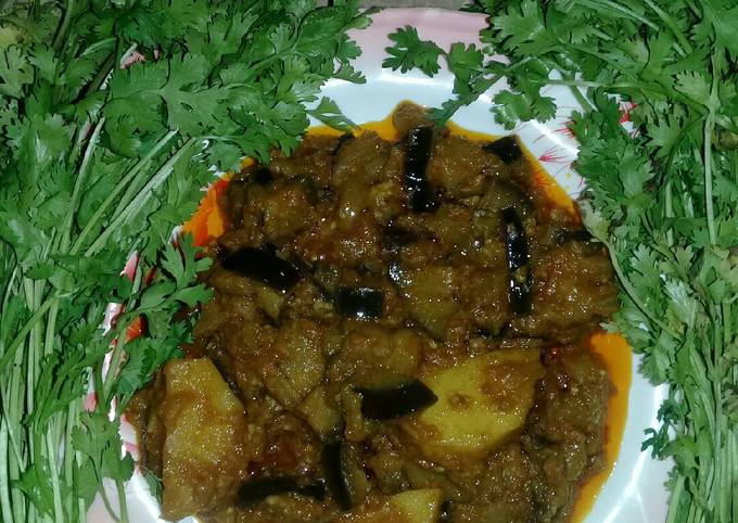 Recipe of Super Quick Homemade Achari bringle