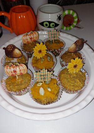 Sütőtökös muffin recept fotója