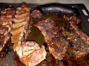 Una foto de morcilla al horno