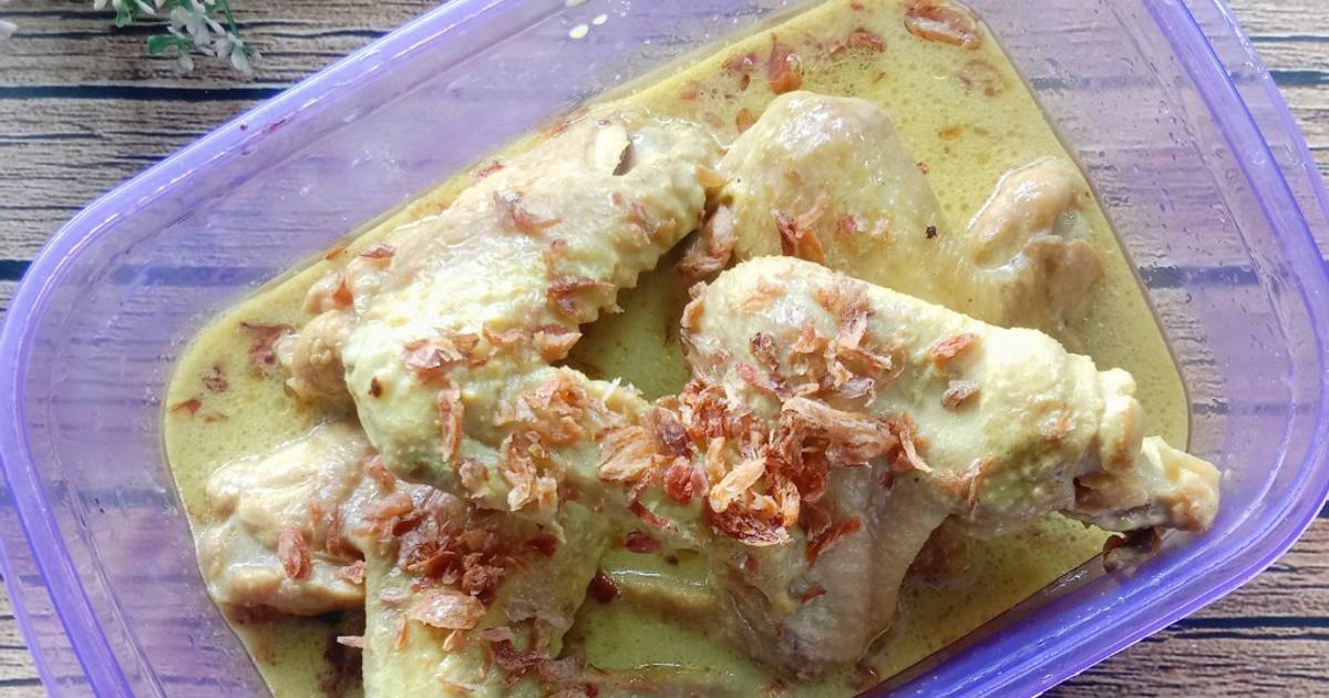 Resep 1076 Opor Ayam Dijamin Nikmat dan Mudah