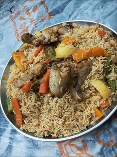صورة لوصفة مضغوط الدجاج والخضار