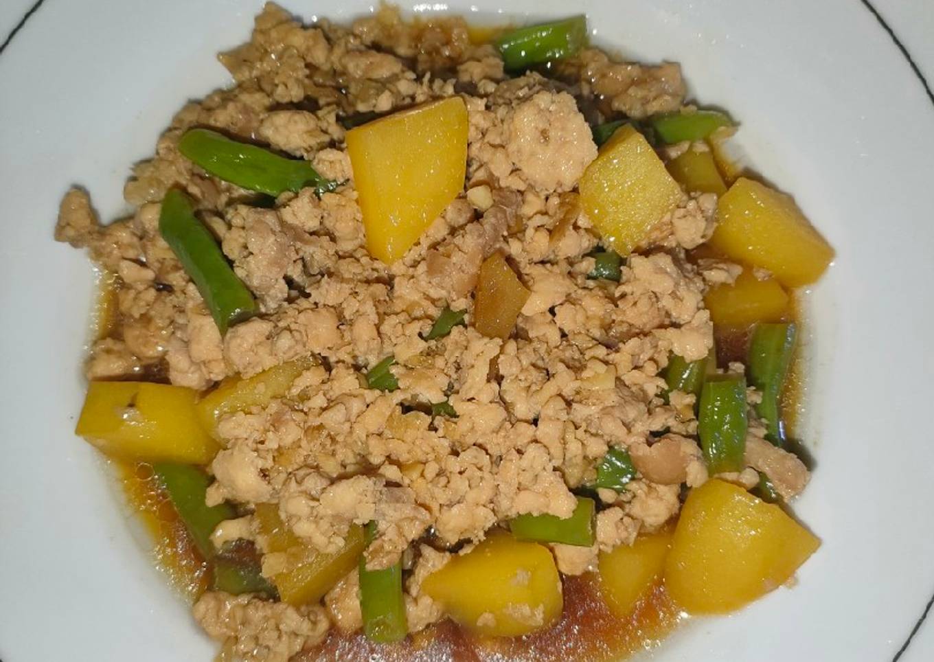 Tumis Kecap Ayam Giling
