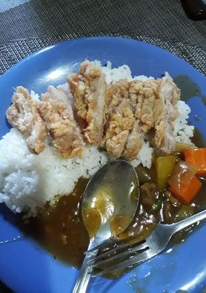 Foto resep Ayam tepung + Kari jepang ala2