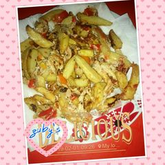 A picture of Upgraded fryed arish with eggs.
