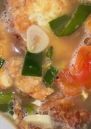 Foto resep Telur Ceplok Tahu Kuah (Porsi rame-rame)