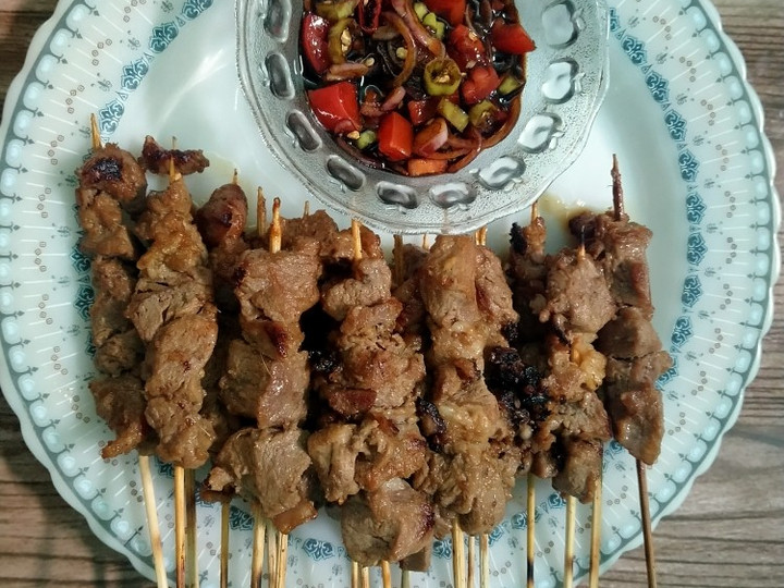 Langkah Mudah untuk Membuat Sate maranggi kambing yang Lezat Sekali