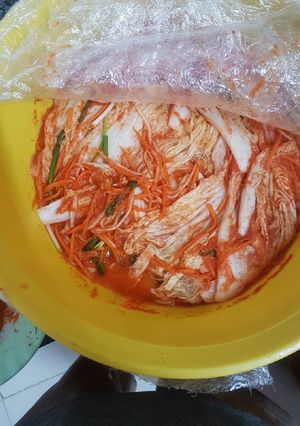 Hình của món Kim chi.