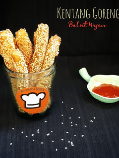 Foto resep 230.Kentang Goreng Balut Wijen