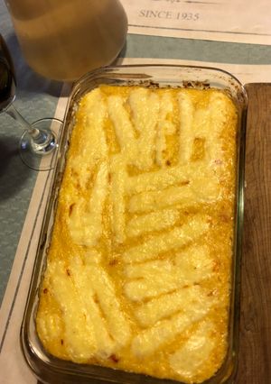 Una foto de Pastel de jaibas