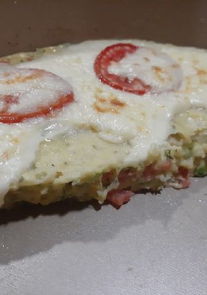 Una foto de Tortilla de Zucchini