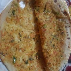 A picture of Double step vegetable paratha.🍥.