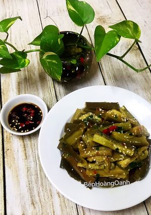 Hình của món Cà Tím Hấp Trộn Nước Tương Tỏi Ớt.