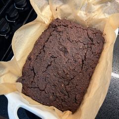 A picture of Black bean brownies.