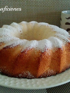 Una foto de Pastel de ángel o Angel food cake