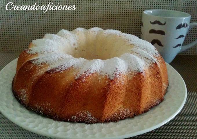 Pastel de ángel o Angel food cake Receta de Creandoaficiones - Susana Sg-  Cookpad