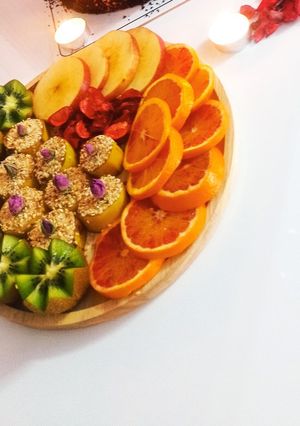عکسی از دستور تزیین میوه