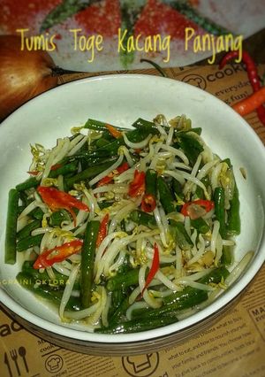 Foto resep Tumis Toge Kacang Panjang