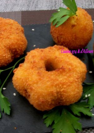 A picture of Stuffed Potato Croquettes.