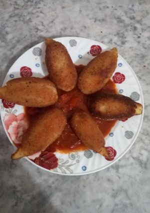صورة لوصفة افخاذ الدجاج المزيفة 😁😁