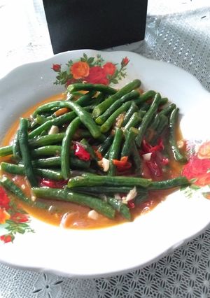 Foto resep Asem Tumis Kacang Panjang