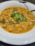 Curry di patate dolci e burro di arachidi - Vegan