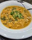 Curry di patate dolci e burro di arachidi - Vegan