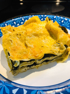 A picture of Alfredo Spinach Lasagne.