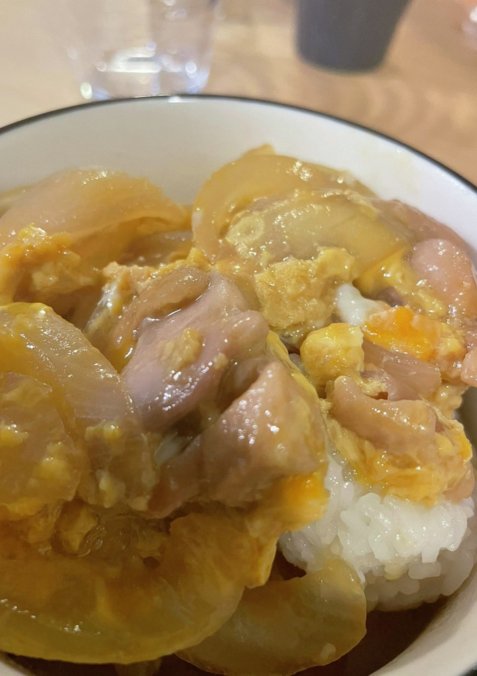 A picture of Classic Oyakodon (Chicken and Egg Rice Bowl).