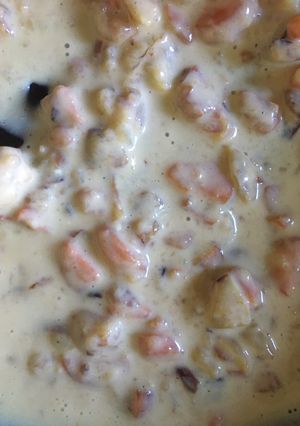 A picture of Fish pie sauce.
