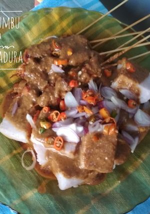Foto resep Sate Ayam Bumbu kacang Aka Sate ayam madura enakkkkkkks🍢🍢🍢😋😋😋