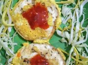 A picture of schezwan egg
