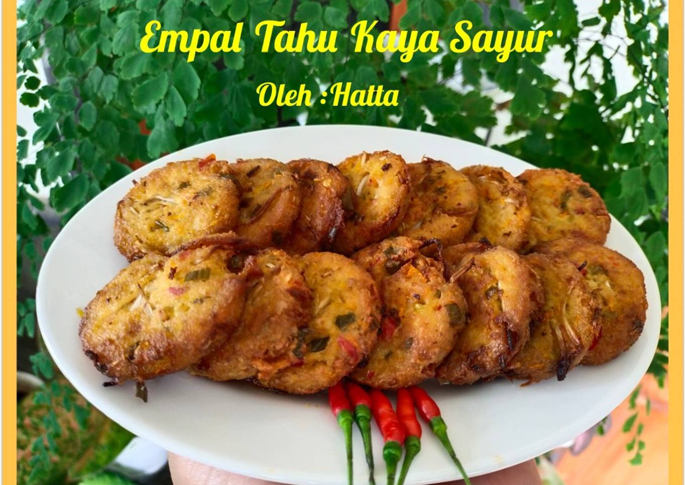 Empal/Perkedel Tahu Kaya Sayur