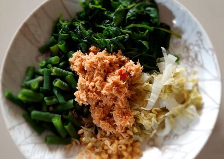 Resep: Urap atau gudangan rumahan