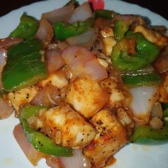 A picture of Chilli paneer.